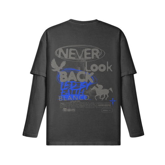 NEVER LOOK BACK - tee